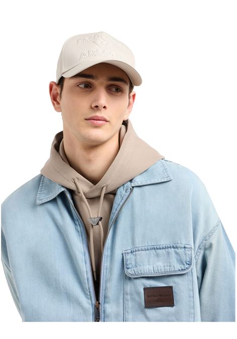 CAPPELLO DA BASEBALL RICAMO LOGO A RILIEVO EMPORIO ARMANI | Cappelli | EM001997 AF15502U1098